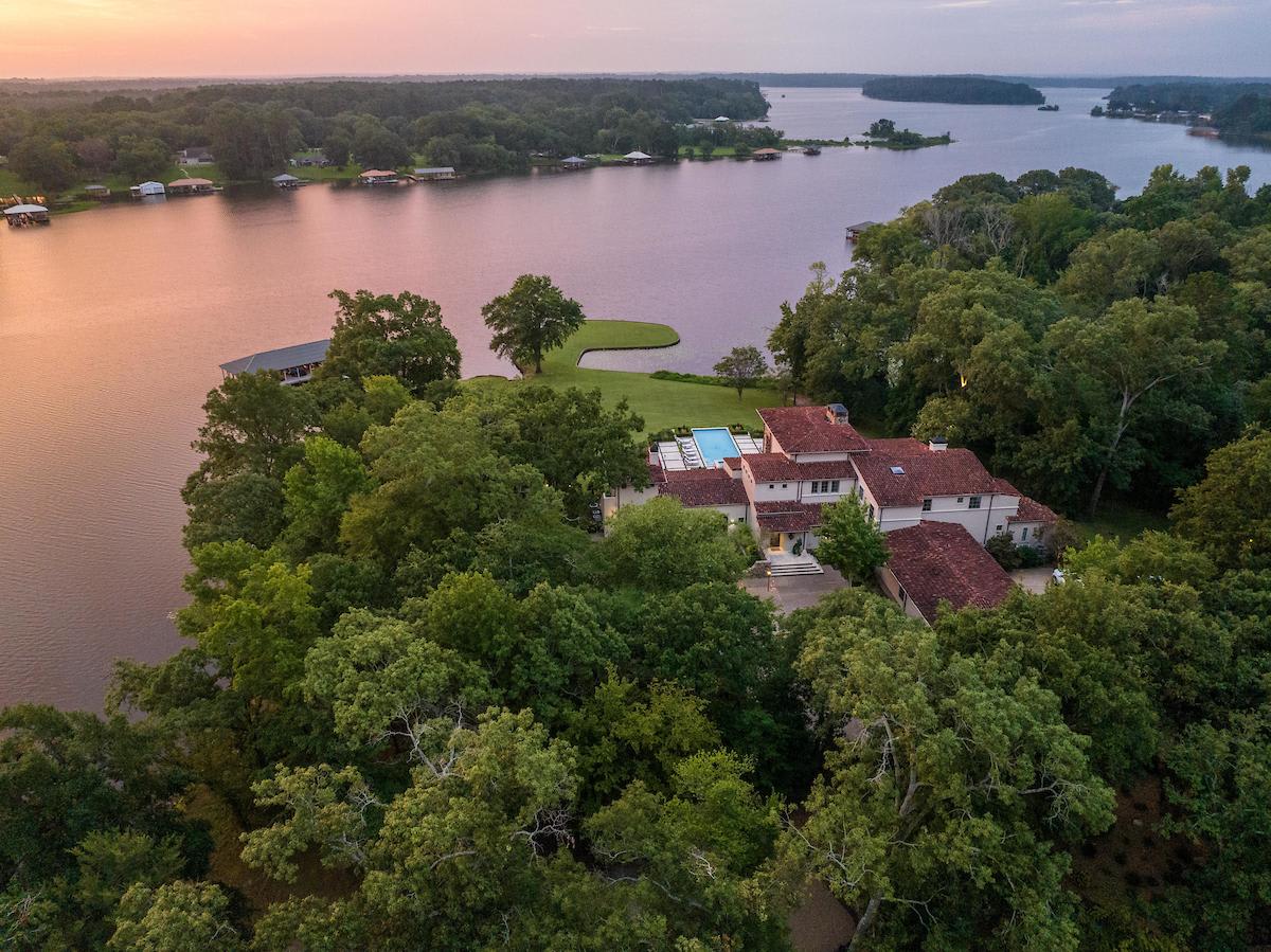 Aerial View of Lake Tyler