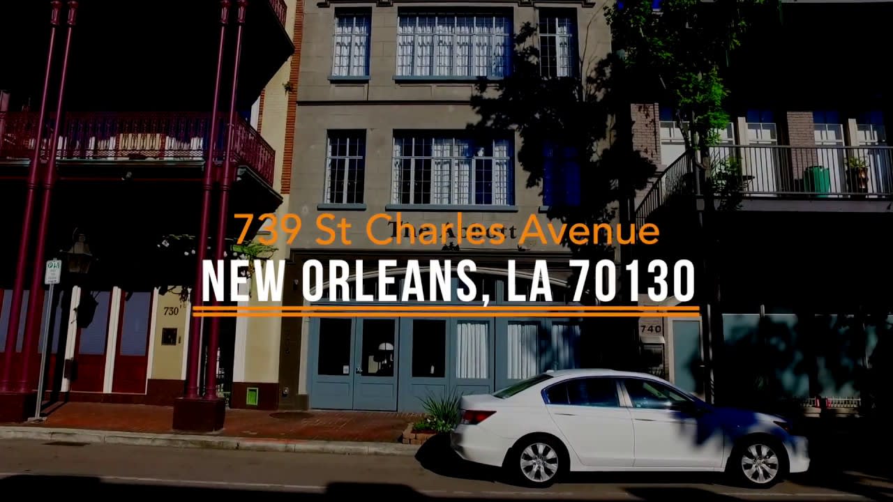 New Orleans Luxury Real Estate- 736 St. Charles Ave. #2A Listing Film