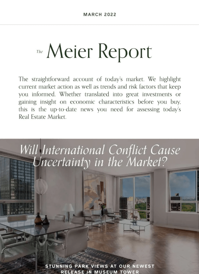 The Meier Report - March 2022