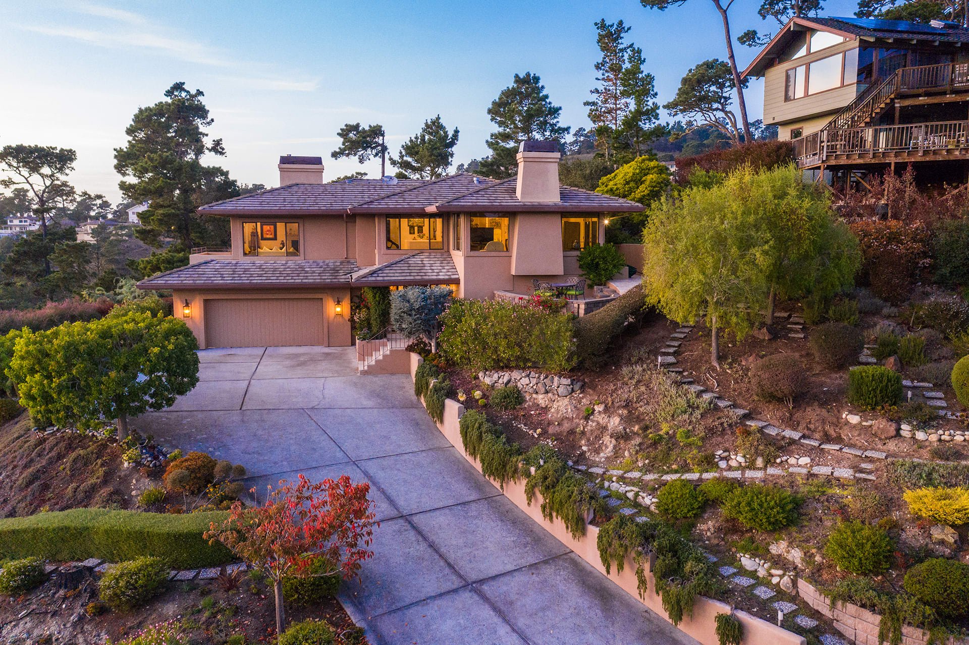Panoramic Ocean Views in Carmel - 25200 Pine Hills Drive