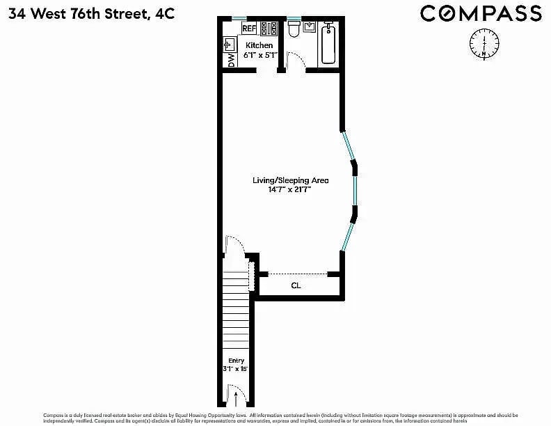 34 West 76th Street #4C