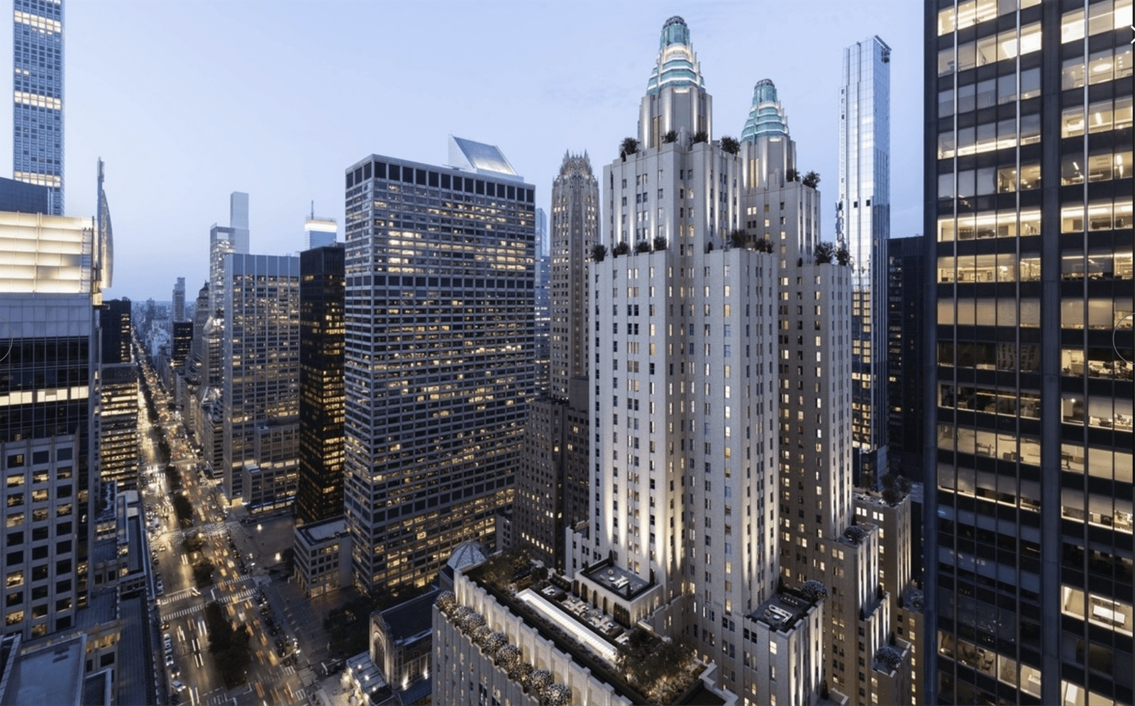 The Waldorf Astoria Residences Towers NYC
