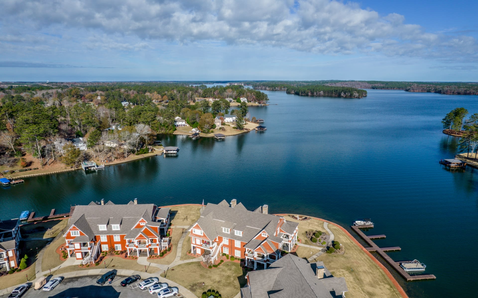 Lake Sinclair in Georgia