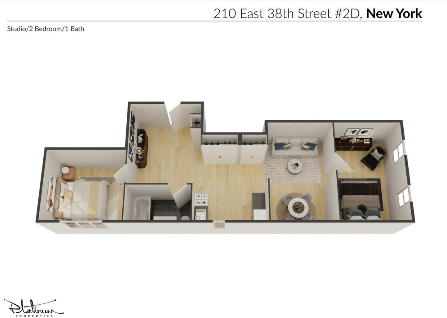 210 East 38th Street, Apt 5-D