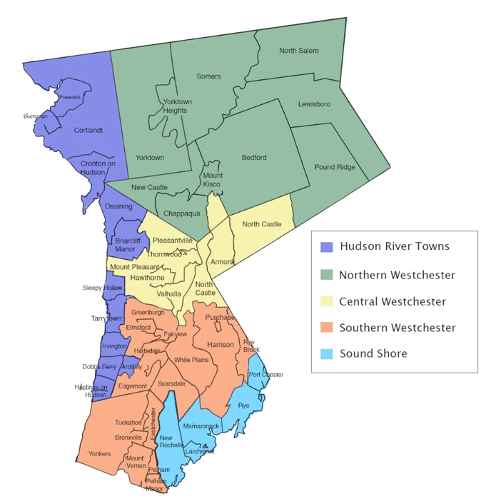 WESTCHESTER COUNTY FROM TOP TO BOTTOM