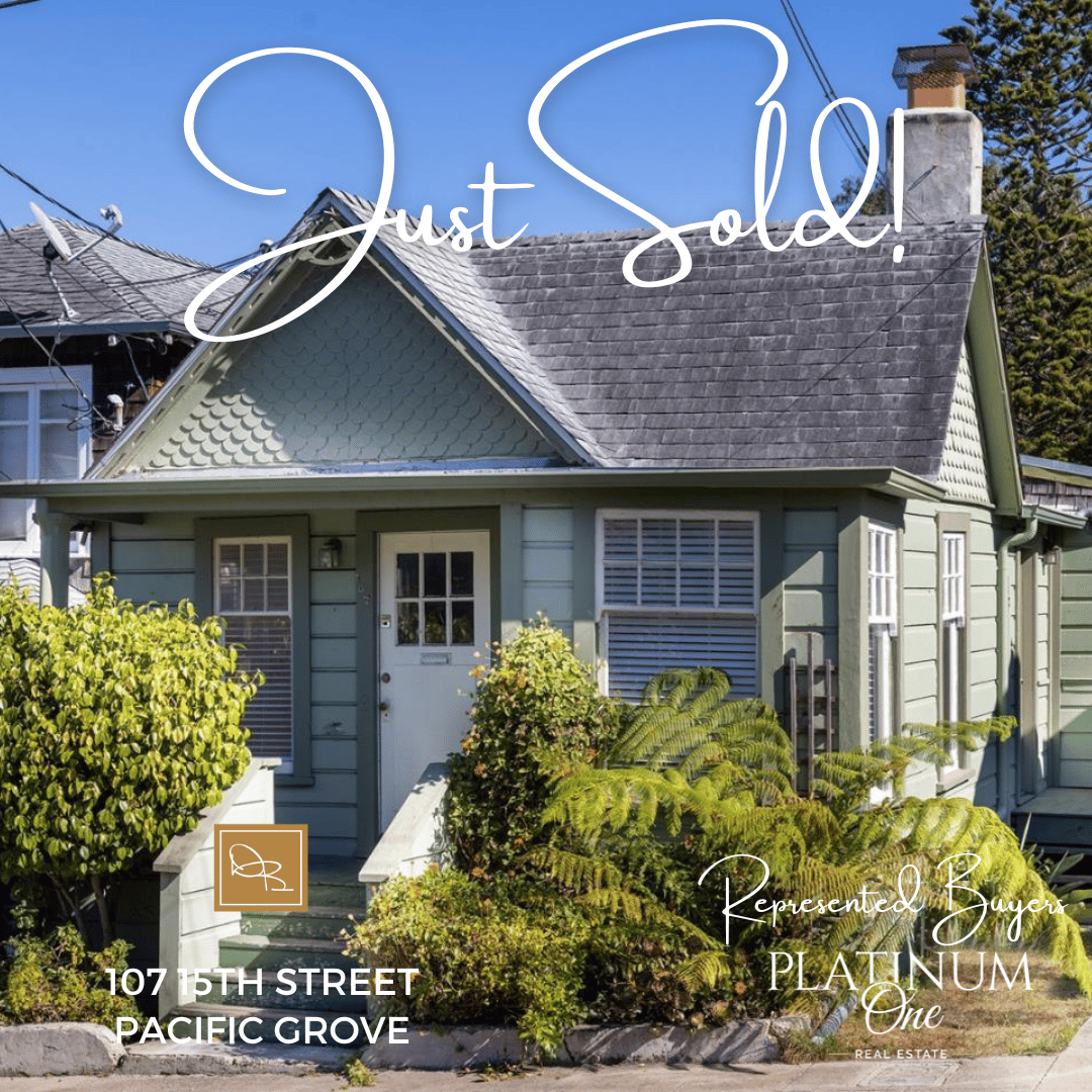 Just Sold in Pacific Grove!