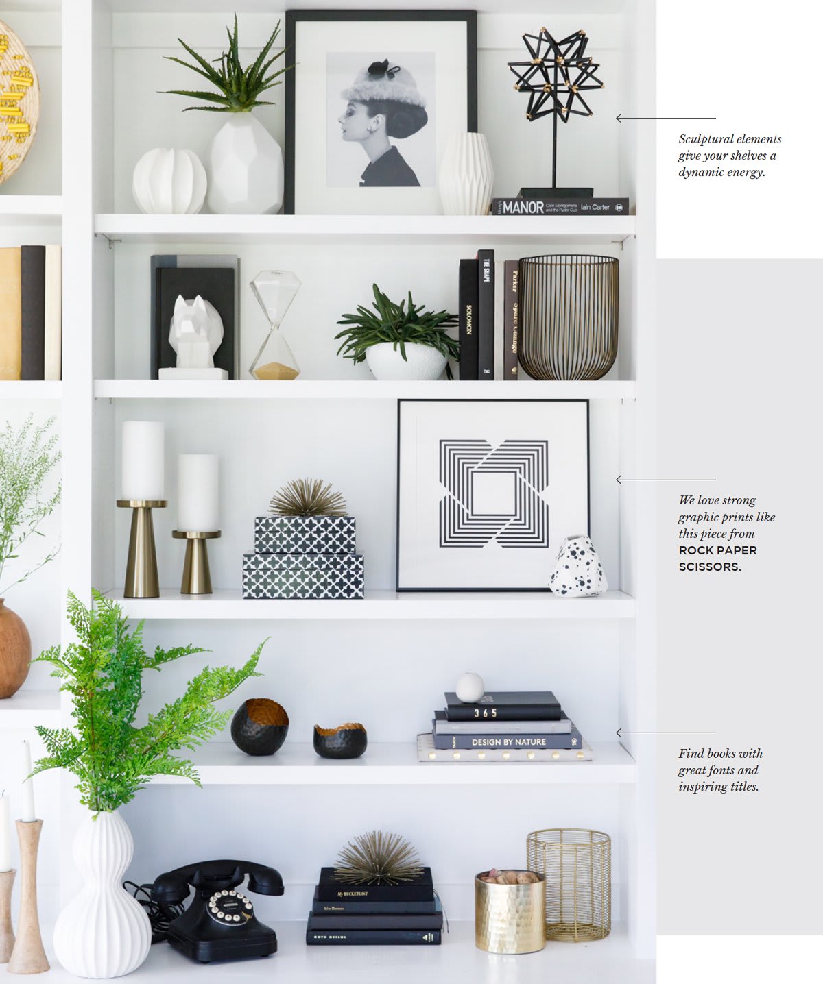 How to Style Your Bookshelves