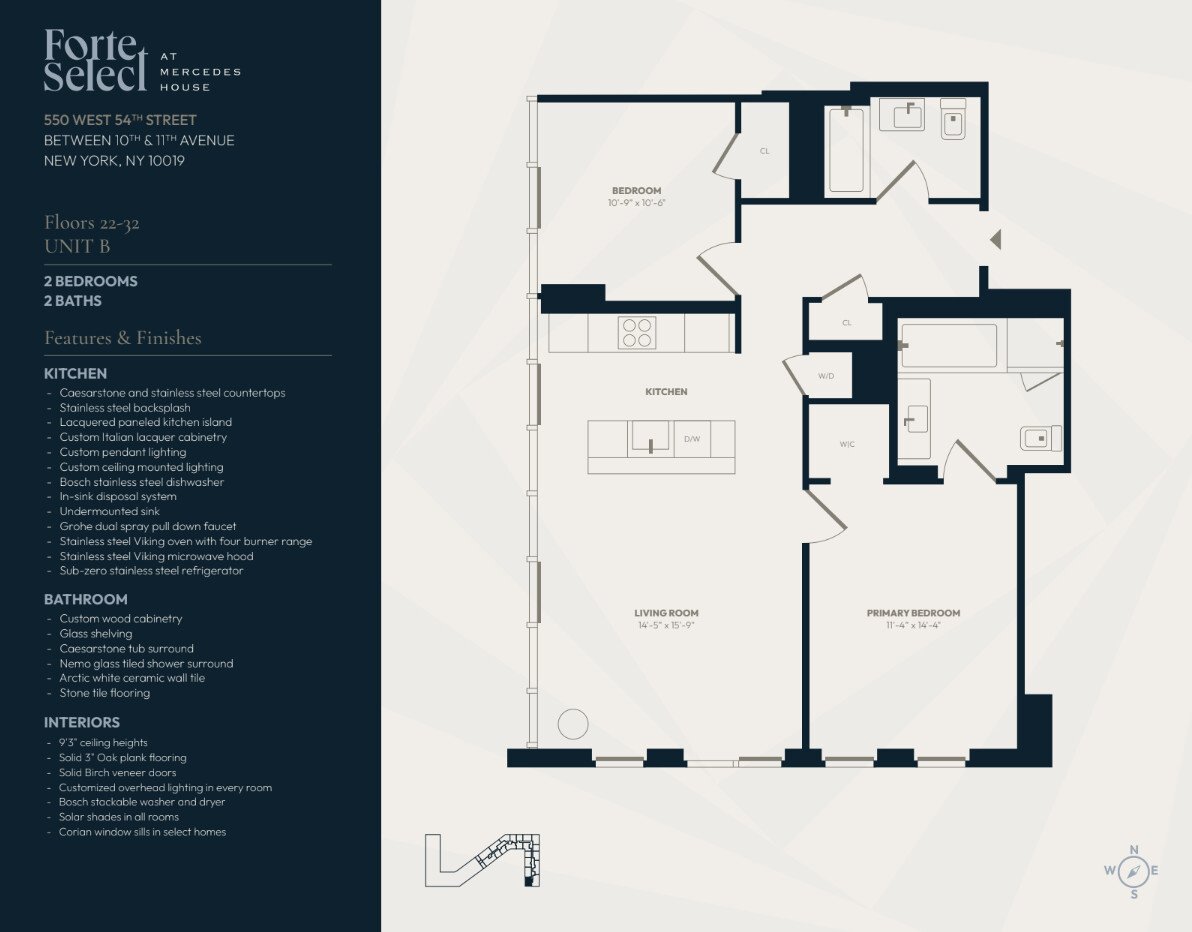 550 West 54th Street, Apt 28B