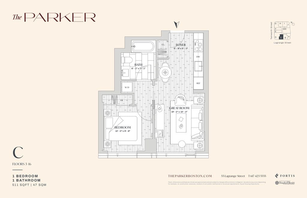 55 LaGrange Street Unit 603