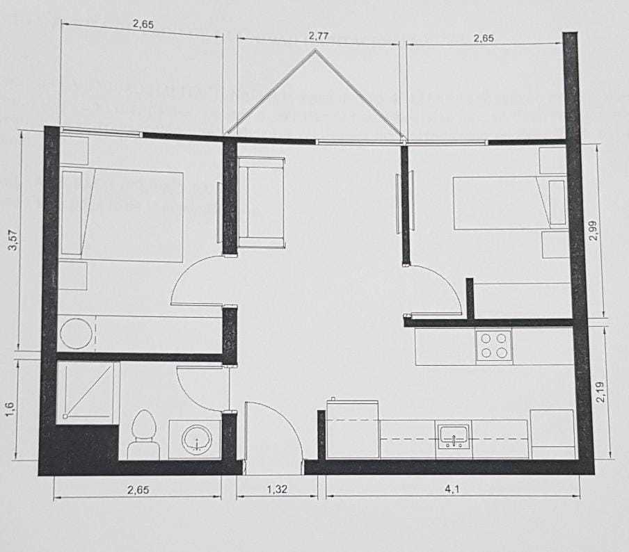 Furnished City View Apartment, Sabana and Rohrmoser, San Jose