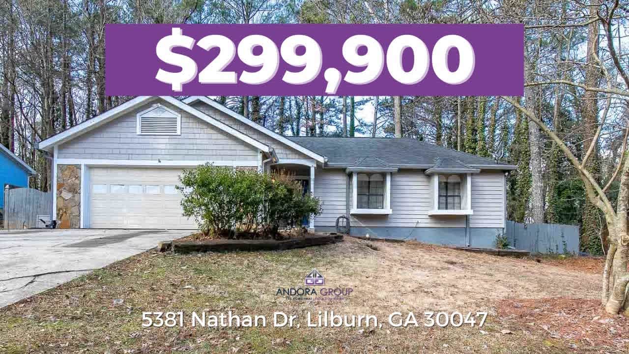 Check Out This HOT New Listing under $300k in Lilburn, GA!