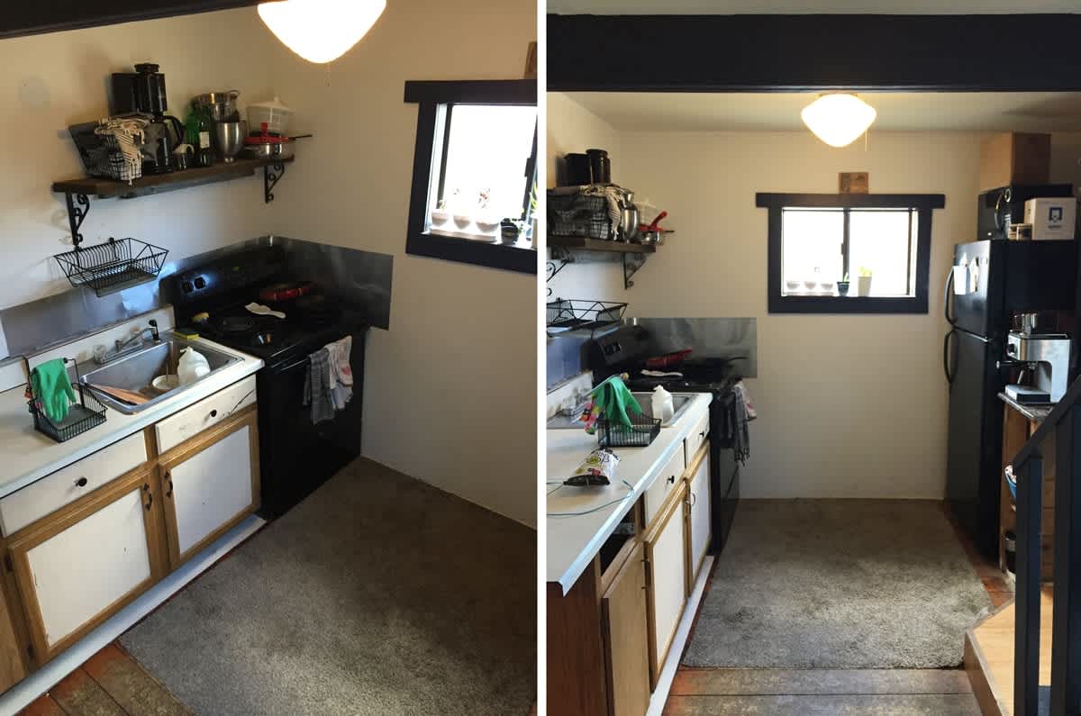 petite kitchen - Nest Realty