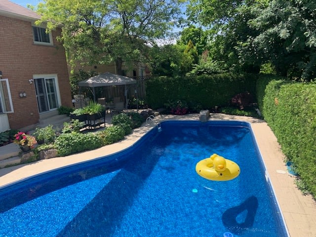 Entertainer's dream home on private ravine lot complete with backyard oasis!