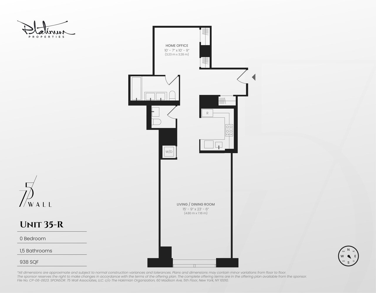 75 Wall Street, Apt 35R