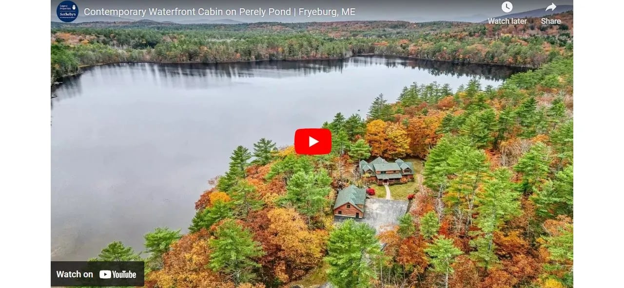 Video of The Week: Contemporary Waterfront Cabin on Perely Pond