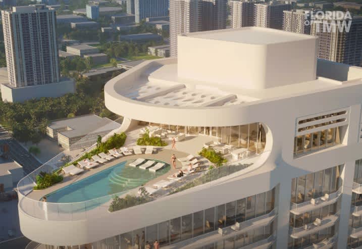 July 2024 - A 55-story tower has been proposed for Miami's Edgewater neighbourhood