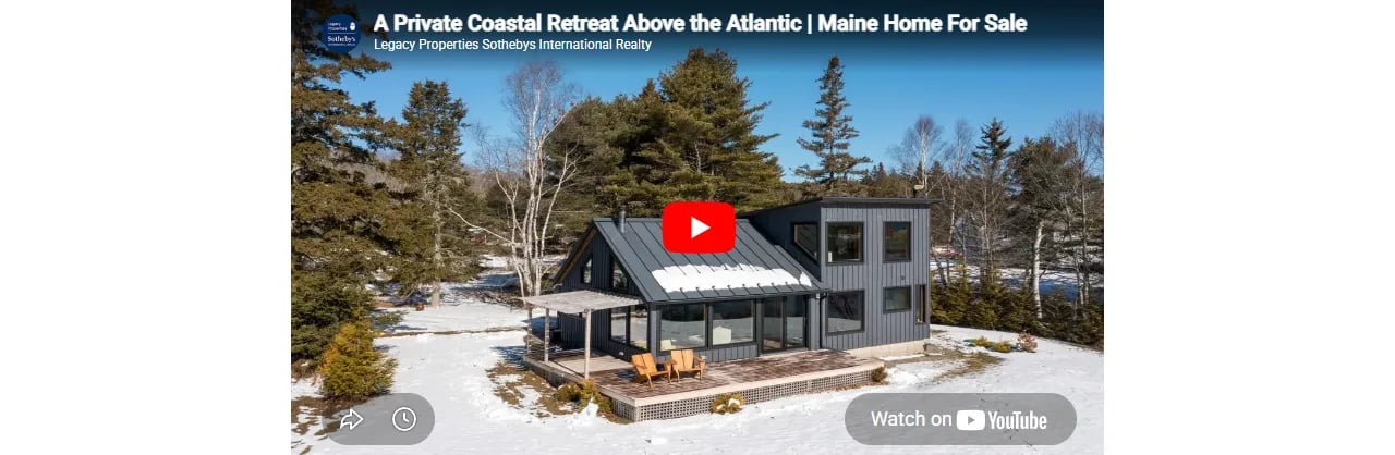 A Private Coastal Retreat Above the Atlantic | Maine Home For Sale