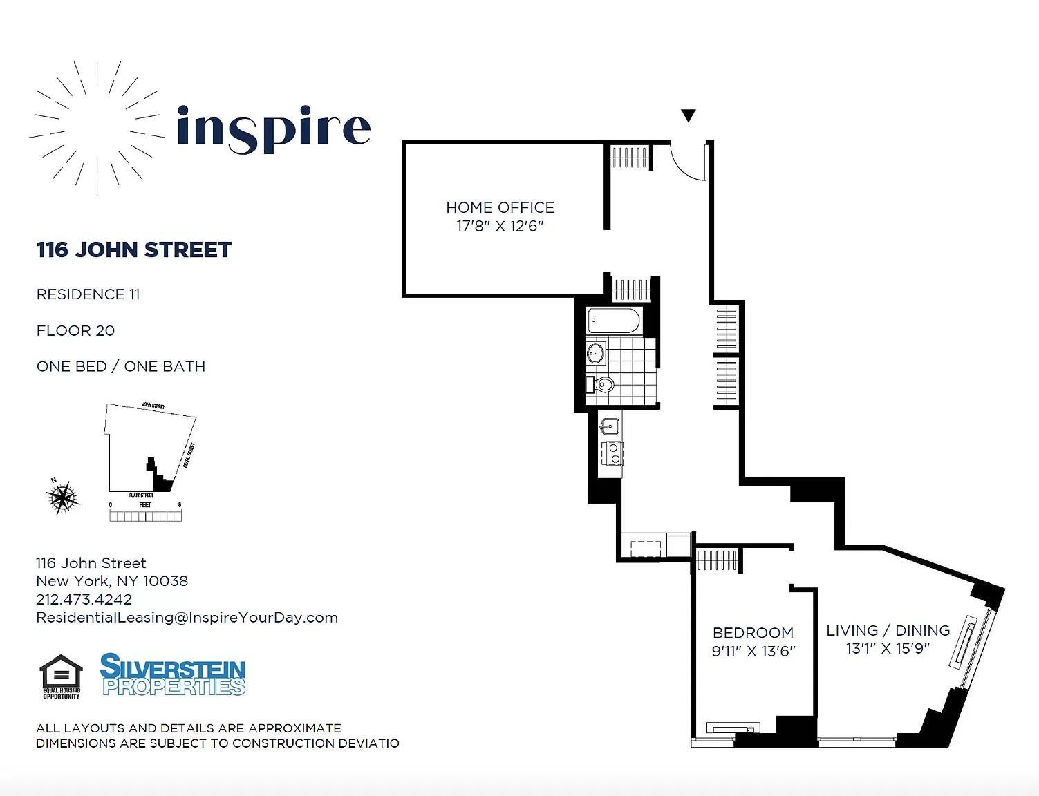 116 John Street, Apt 1911
