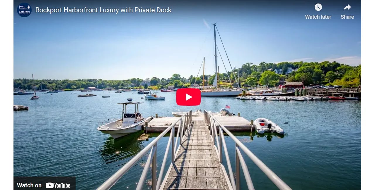 Rockport Harborfront Luxury with Private Dock