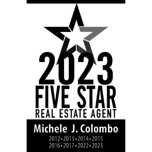 2023 Five Star Real Estate Agent award for Michele J. Colombo
