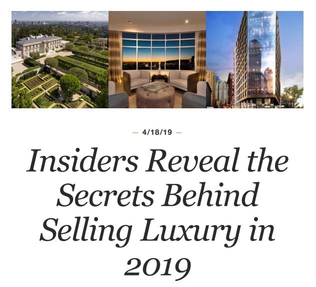Insider Reveal The Secreat Behind Selling Luxury in 2019