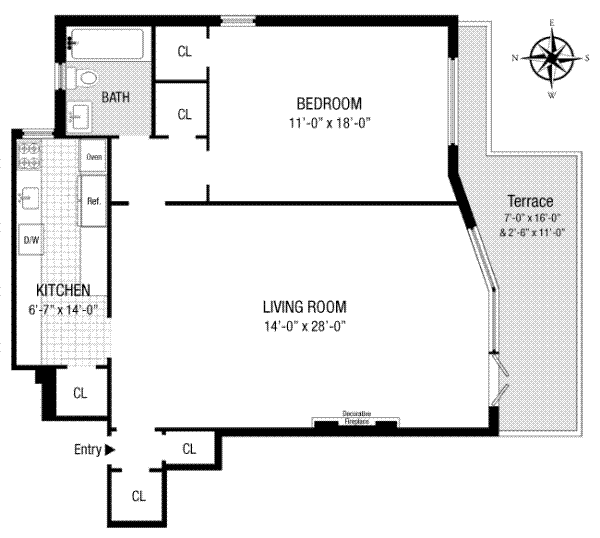 100 Riverside Drive Unit: 19D