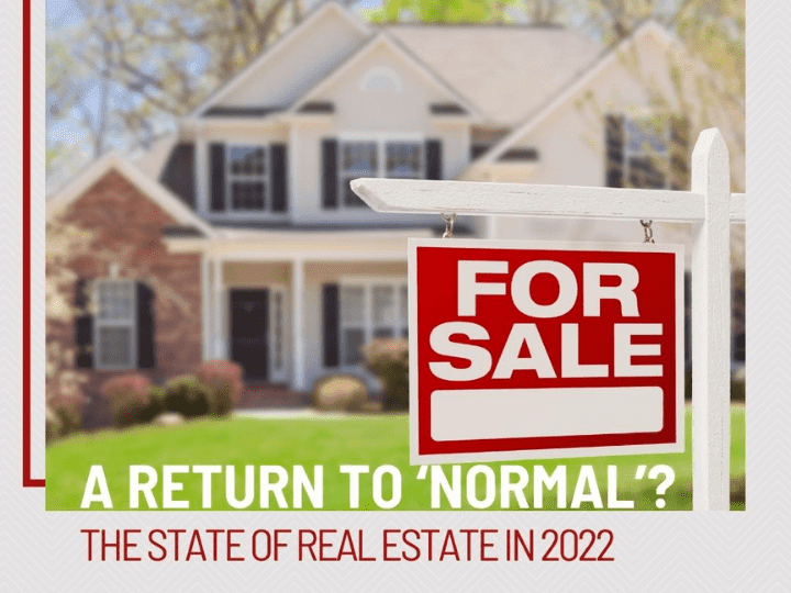 A Return to ‘Normal’? The State of Real Estate in 2022