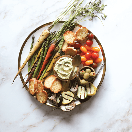 Recipe | Pesto Dip & Vegetable Crudite