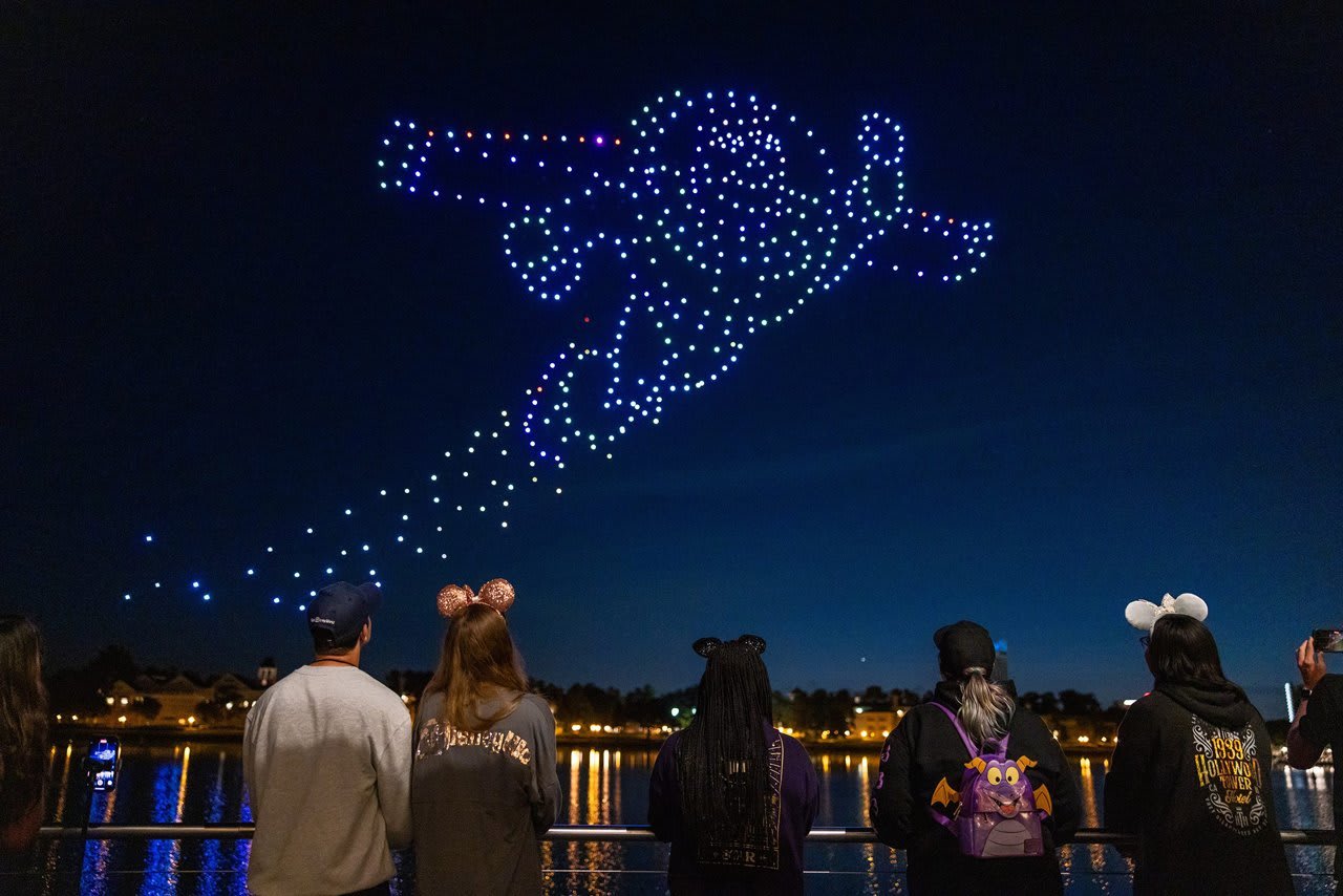 Experience Disney Springs' New Drone Show: Disney Dreams That Soar