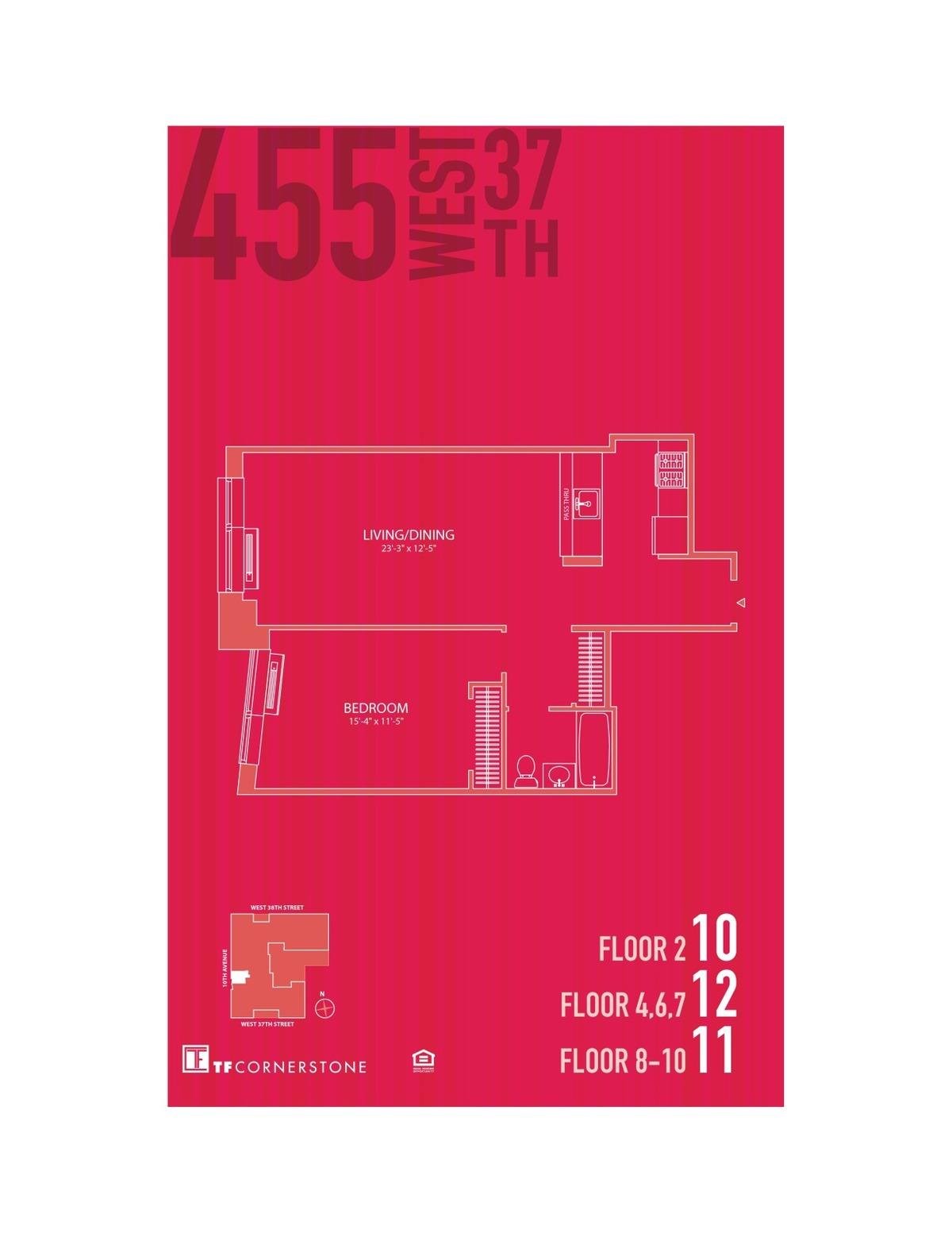455 West 37th Street, Apt 712