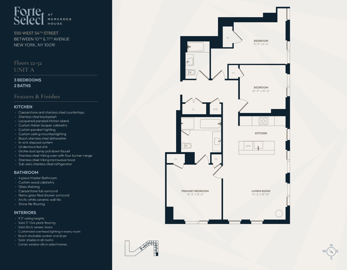 550 West 54th Street, Apt 28P