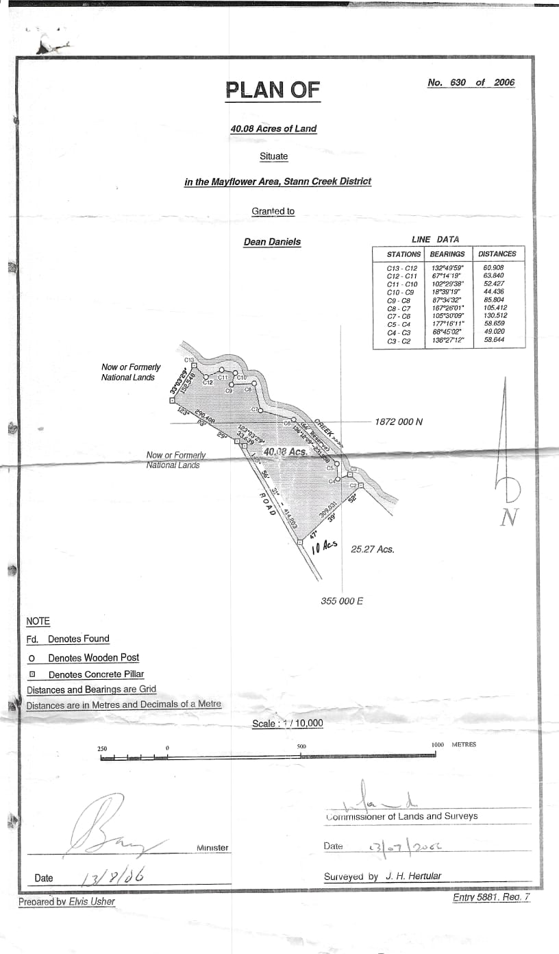 Prime 50-acre eco-tourism development property with 2500 feet water frontage along an all-season creek