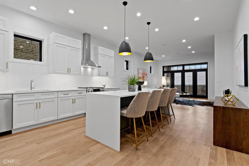 Spacious New Construction Duplex Down: 1717 N Humboldt, #1N 
