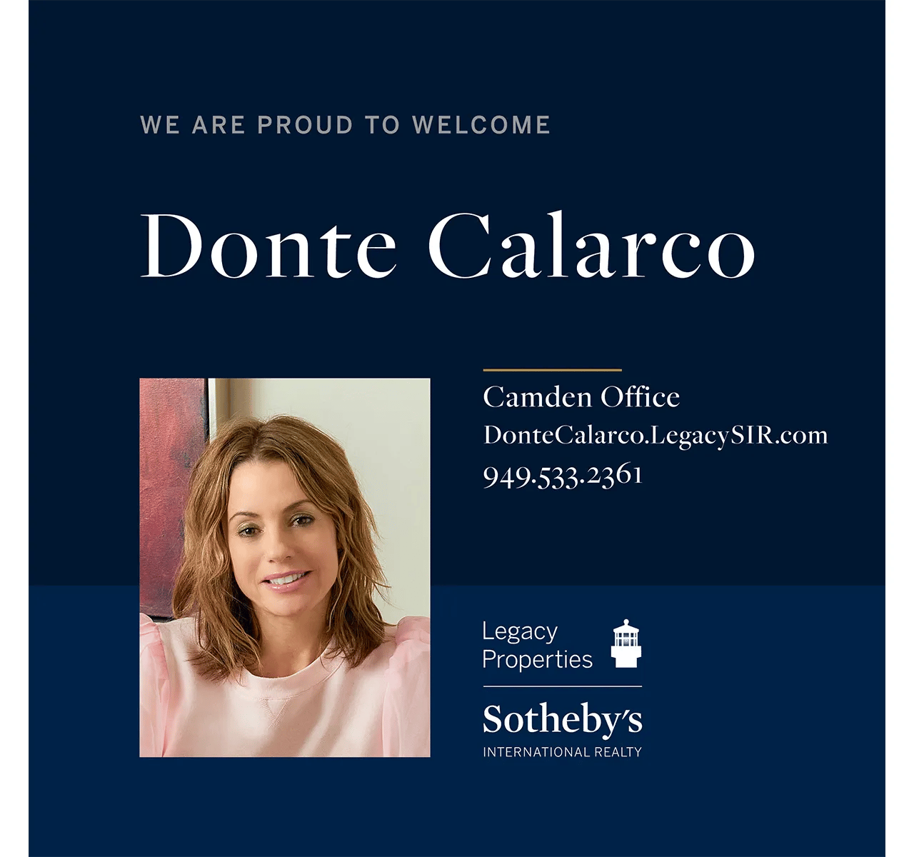 Camden Office Welcomes Donte Calarco