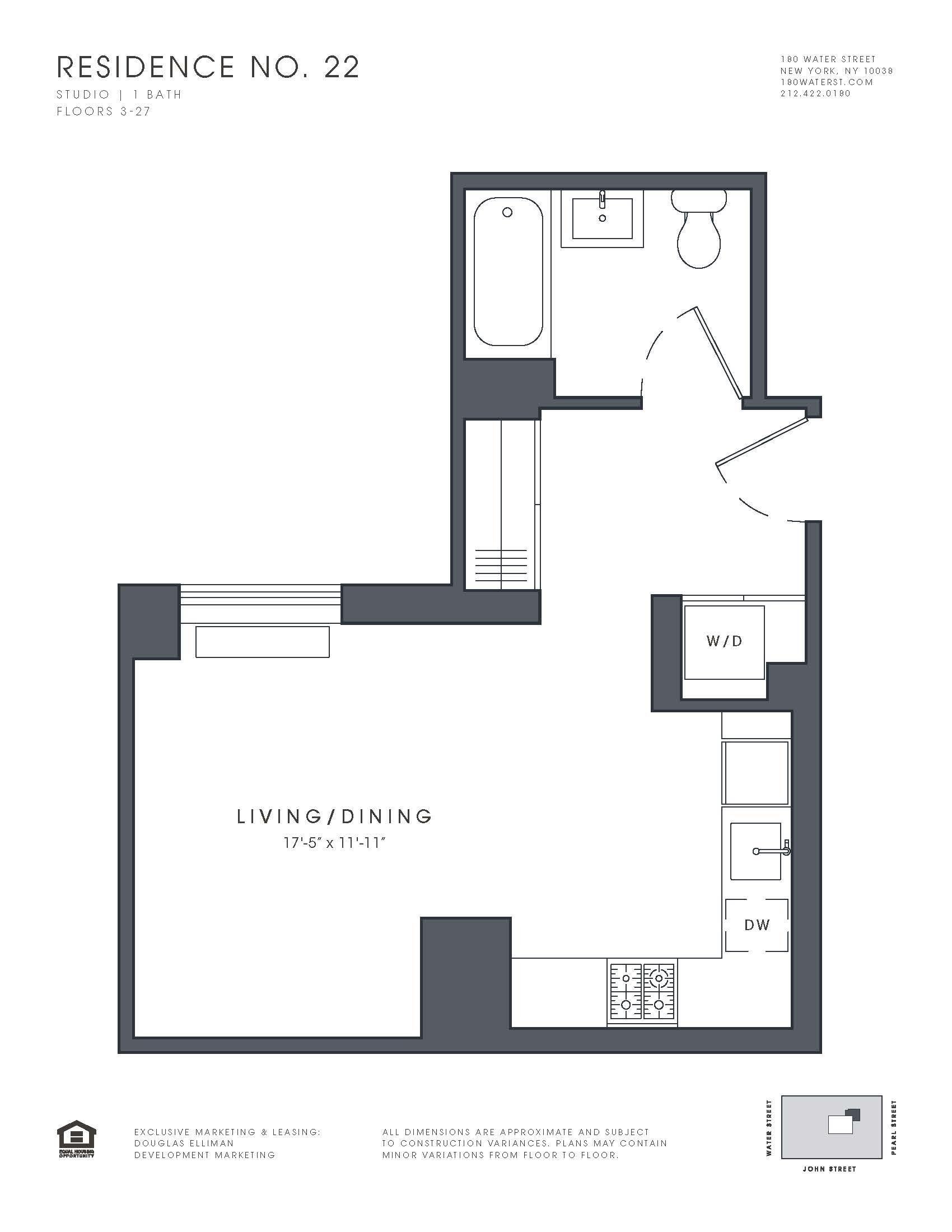 180 Water Street, Apt 422