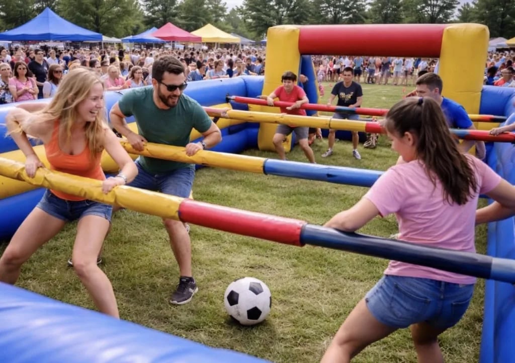 New Big Backyard Bash festival brings giant inflatables and family fun to St. Charles