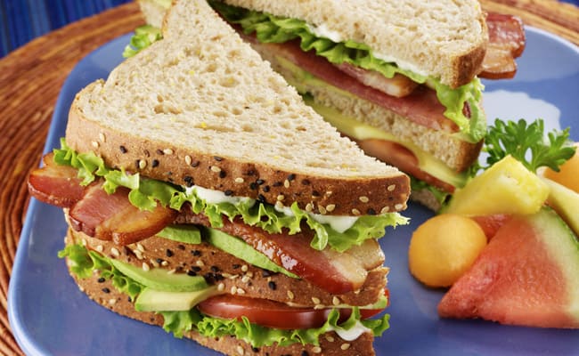 BLT Club Sandwiches with Herb Aioli