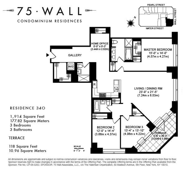 75 Wall Street, Apt 34-O