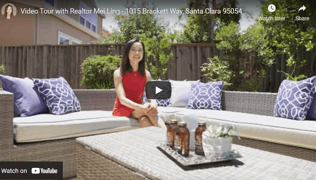 Video Tour with Realtor Mei Ling – 1015 Brackett Way, Santa Clara 95054