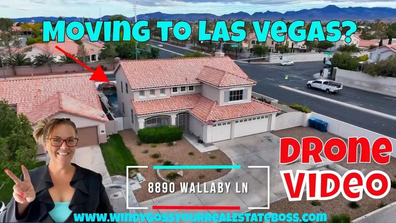 Moving to Las Vegas? 8890 Wallaby Ln Drone Video