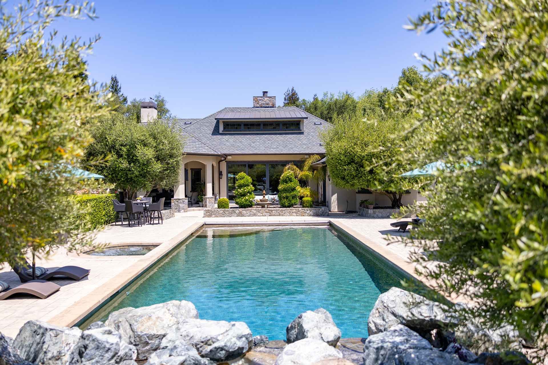 Luxurious French Country Estate - 8640 River Meadows Rd