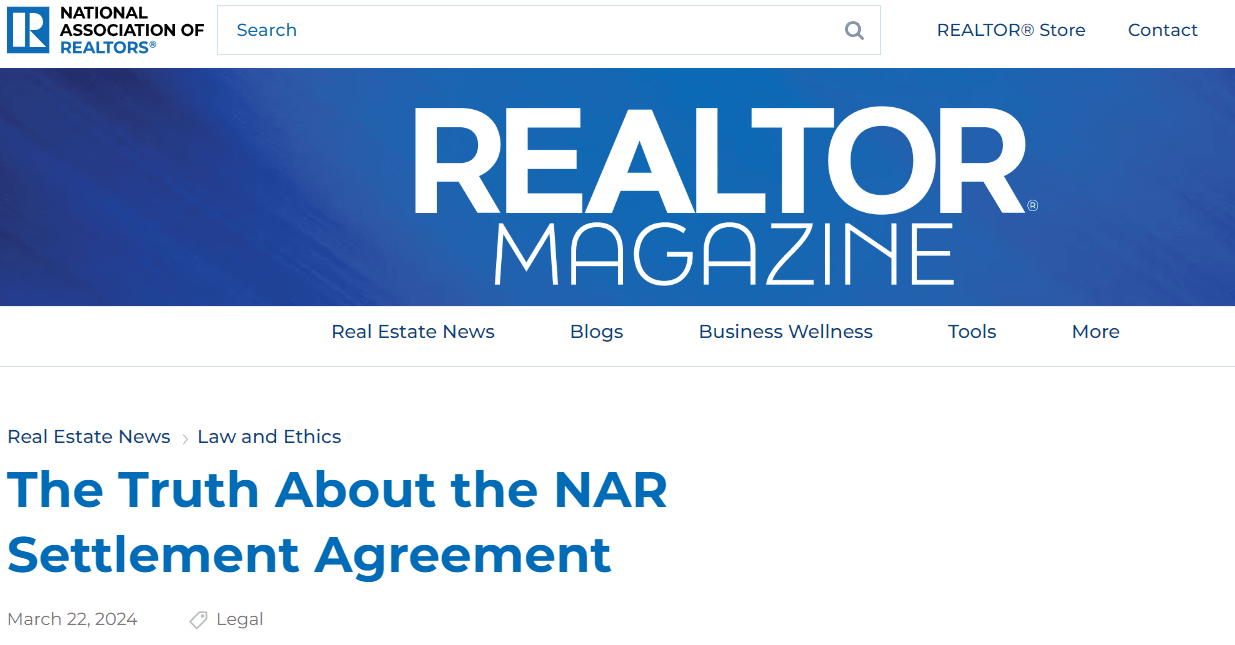 The NAR Settlement