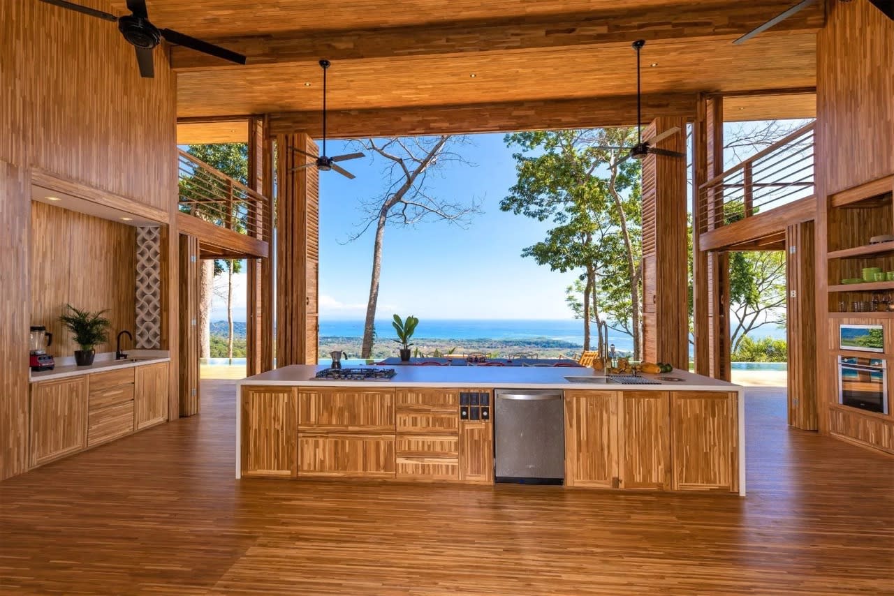 Award Winning Teak Home With Ocean Views