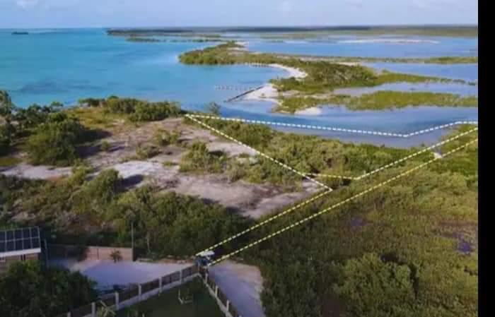 Panoramic waterfront lot on the coveted northeast end of Secret Beach Strip, Ambergris Caye, Belize