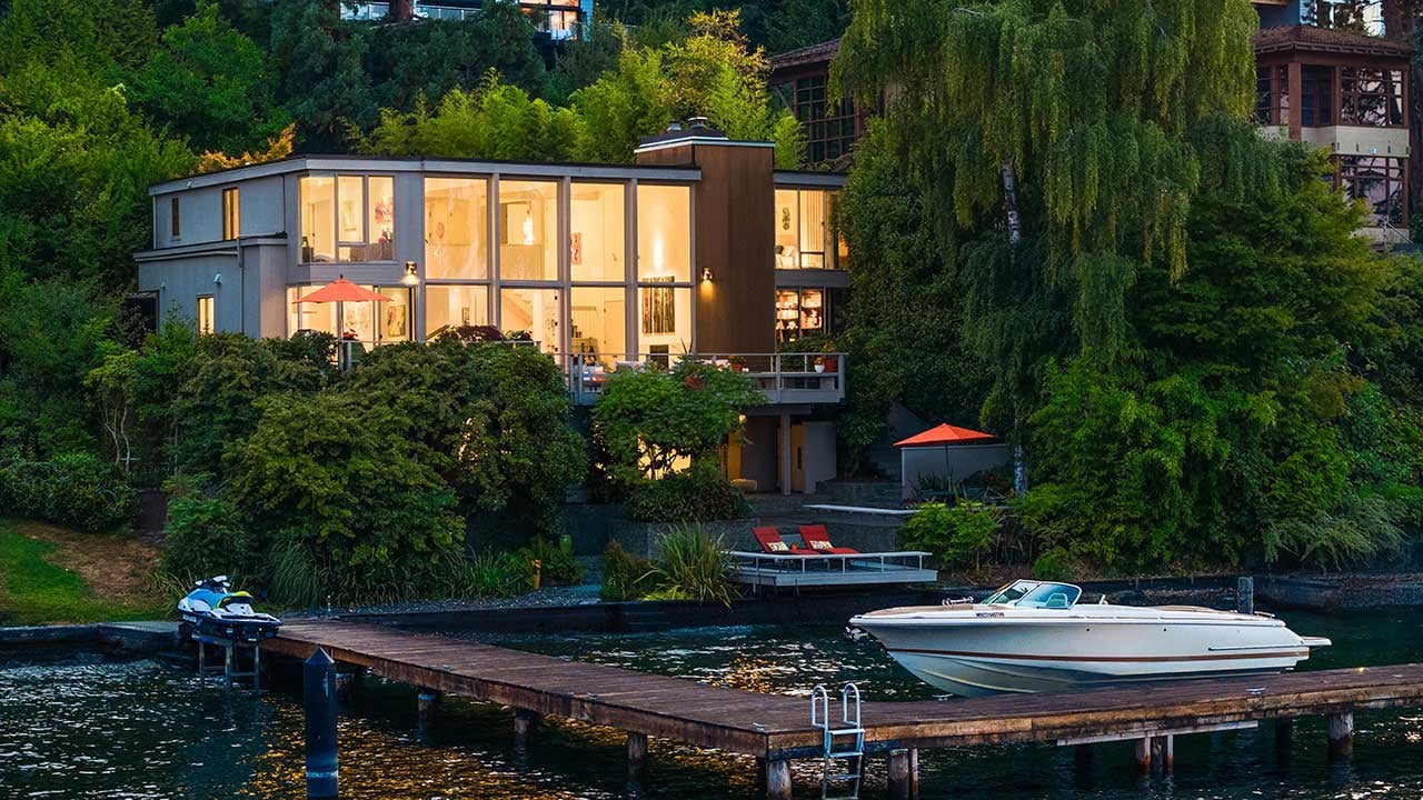 North Mercer Island Waterfront Mid-Century