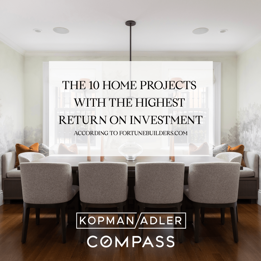 The 10 Home Projects with the Highest Return on Investment