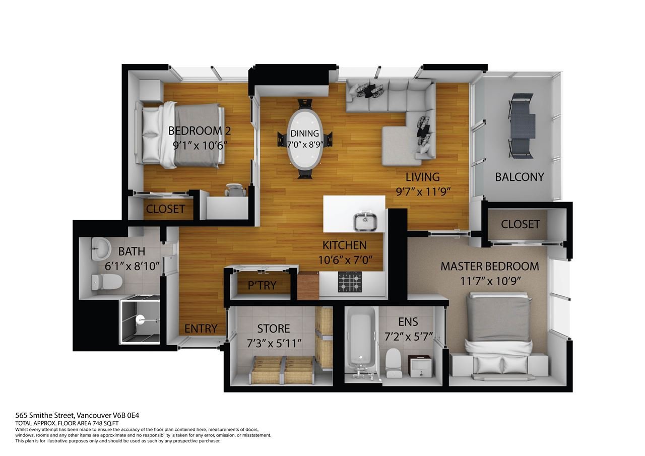 1705-565 Smithe Street, Vancouver