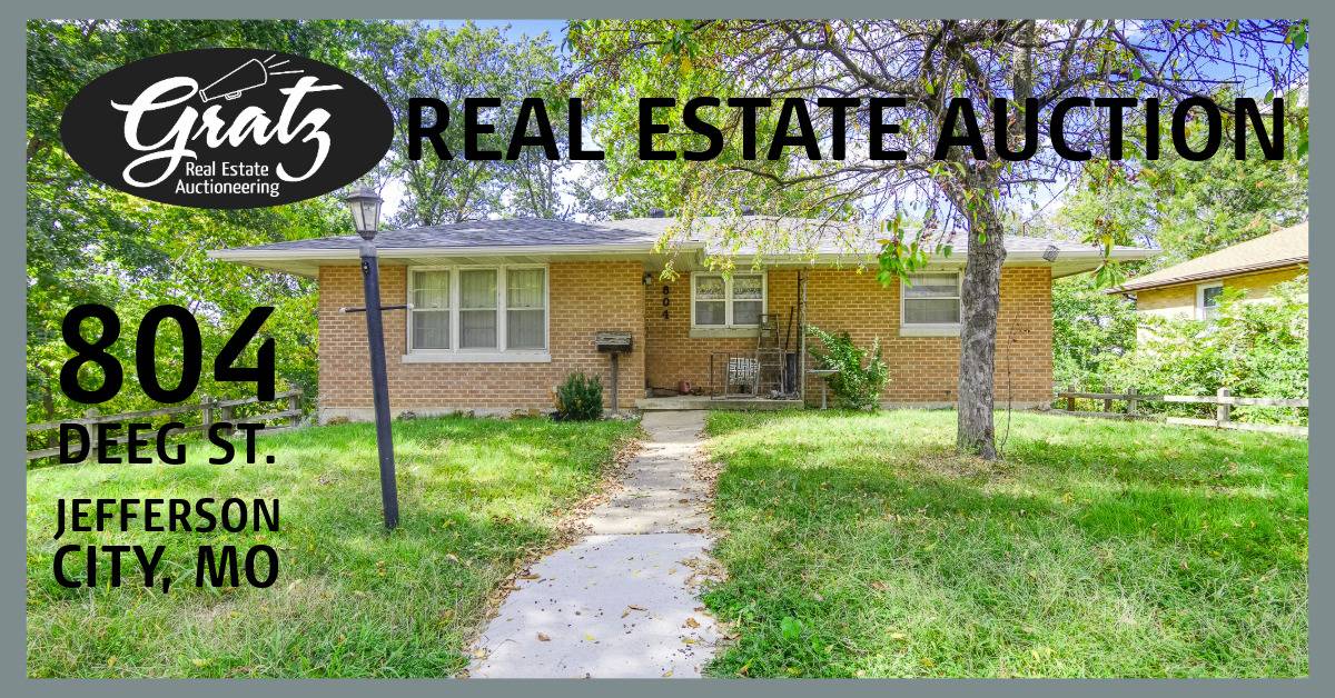 Real Estate Auction | October 25, 2024 | 804 Deeg St