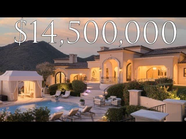 Touring a $14,500,000 French Chateau in Scottsdale AZ