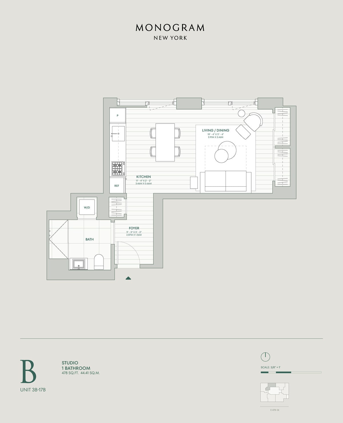 135 East 47th Street #3B